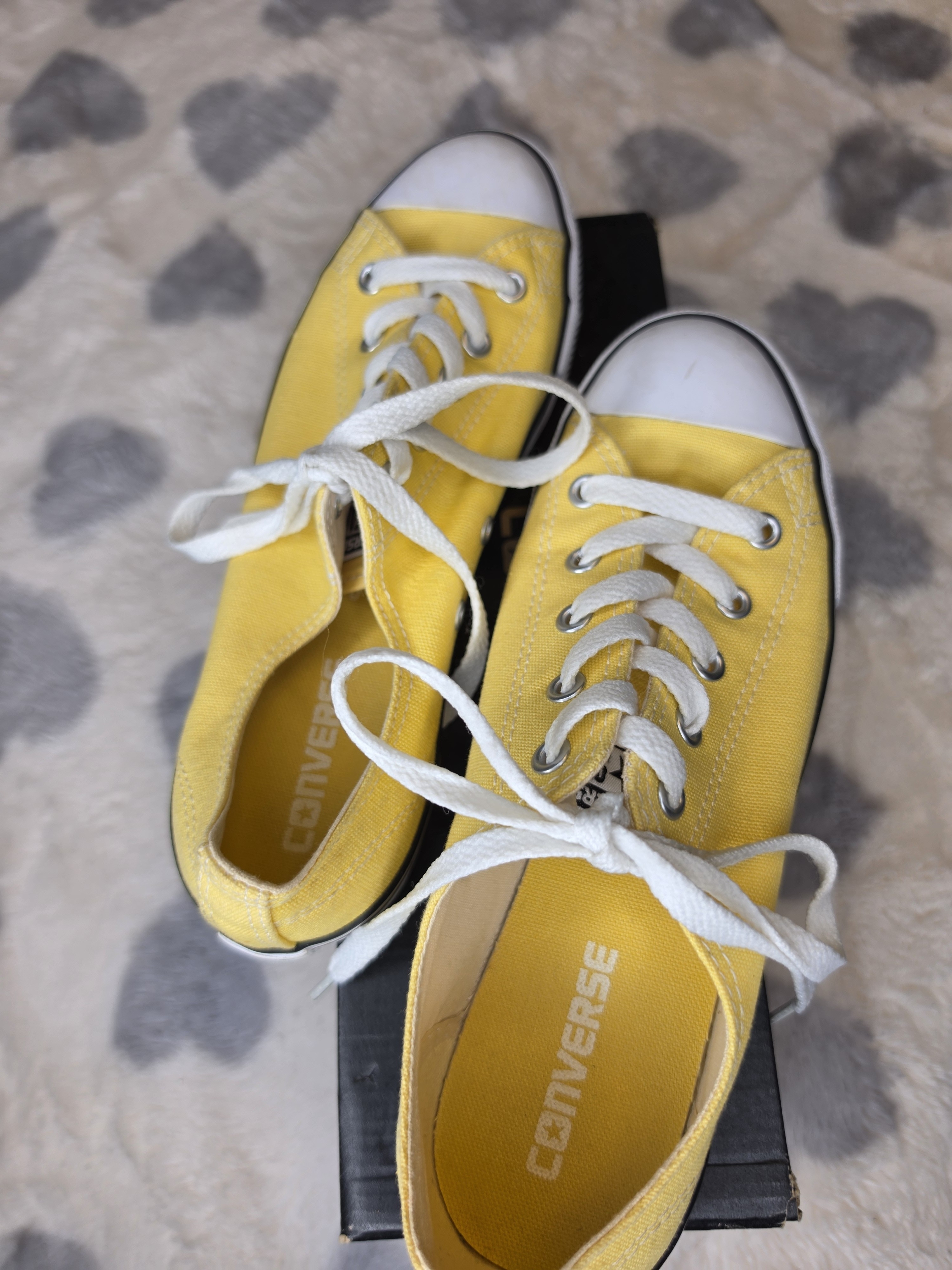 Converse Women's Yellow Low-Top Canvas Sneakers